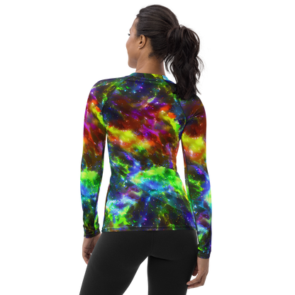 Women's Rash Guard - Neer Nebula