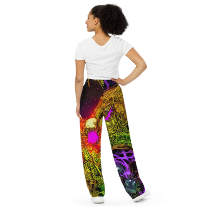 Wide-Leg Pants - Neon Glyphworks