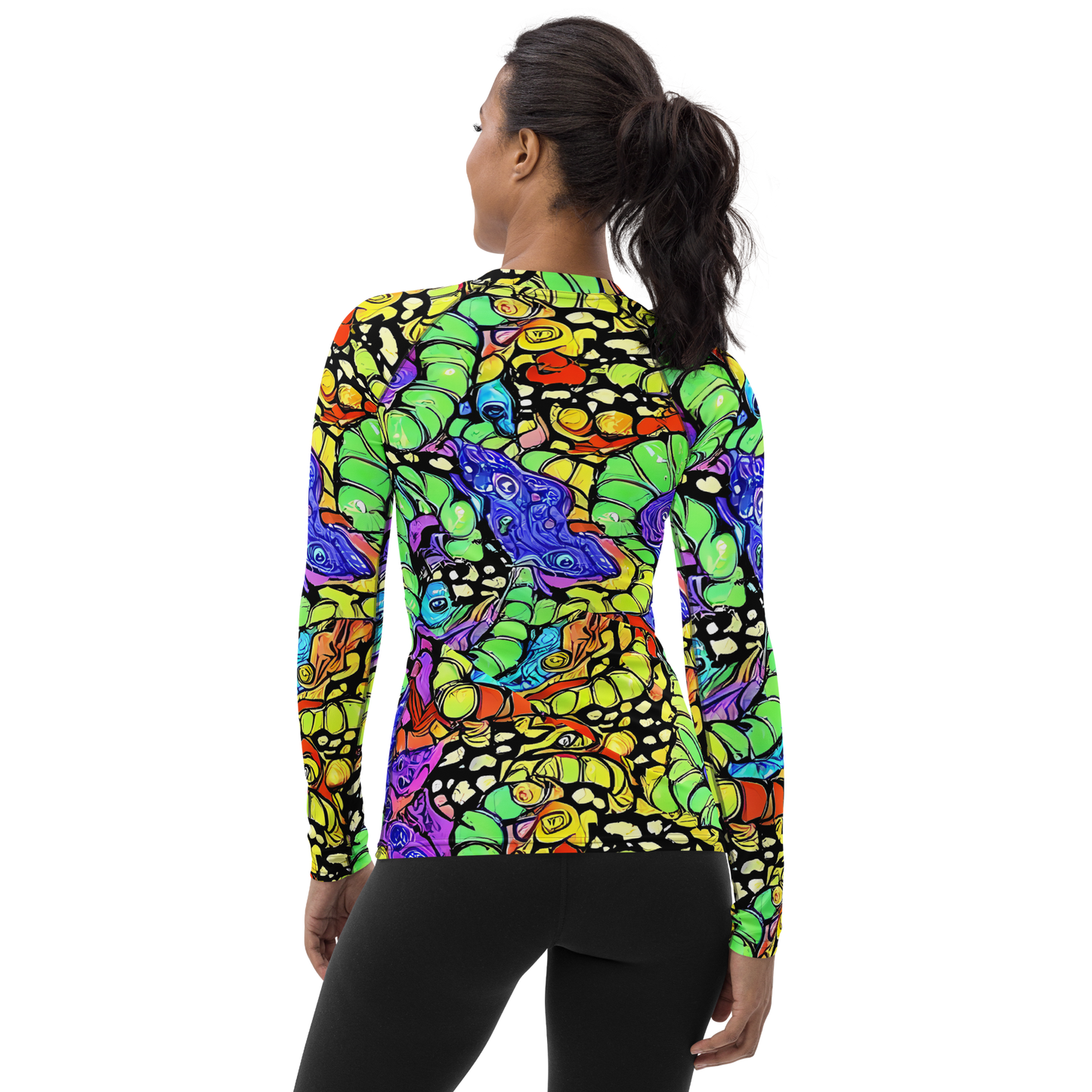 Women's Rash Guard - Frostwork Fantasy