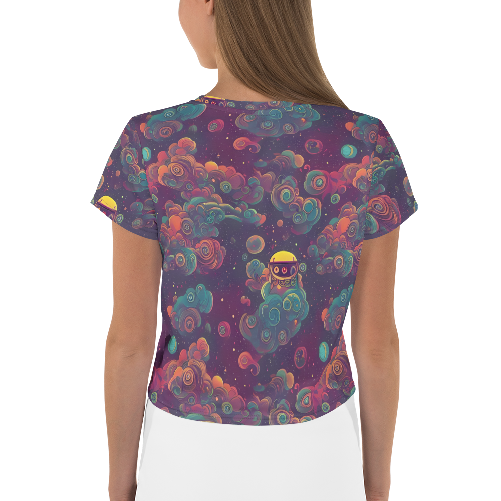 Women's Crop Tee - Nebula Dreamscape