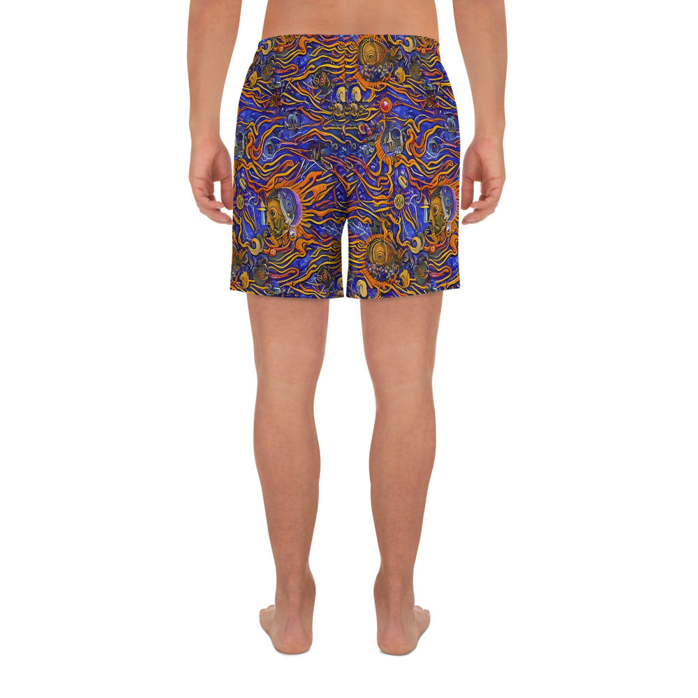 Men's Athletic Shorts - Mantegna Swirl