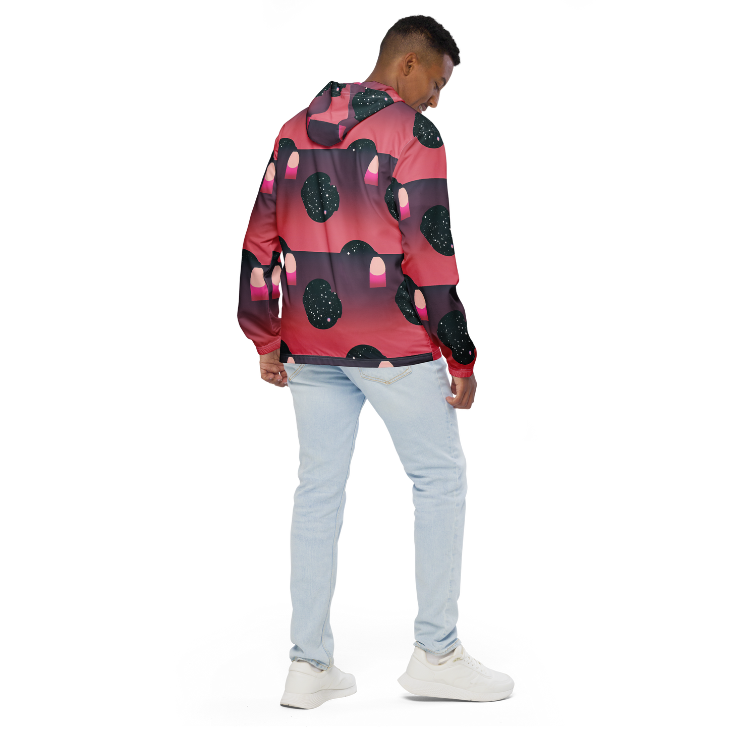 Men's Windbreaker - Dreamscape Horizon