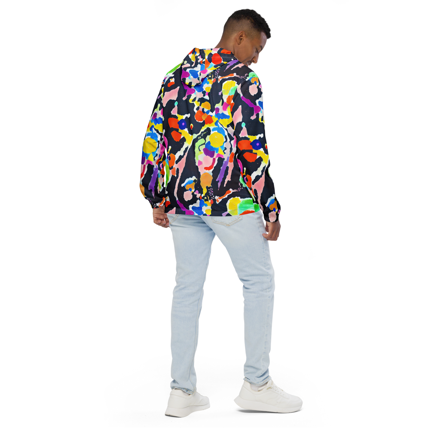 Men's Windbreaker - Kaleido Burst