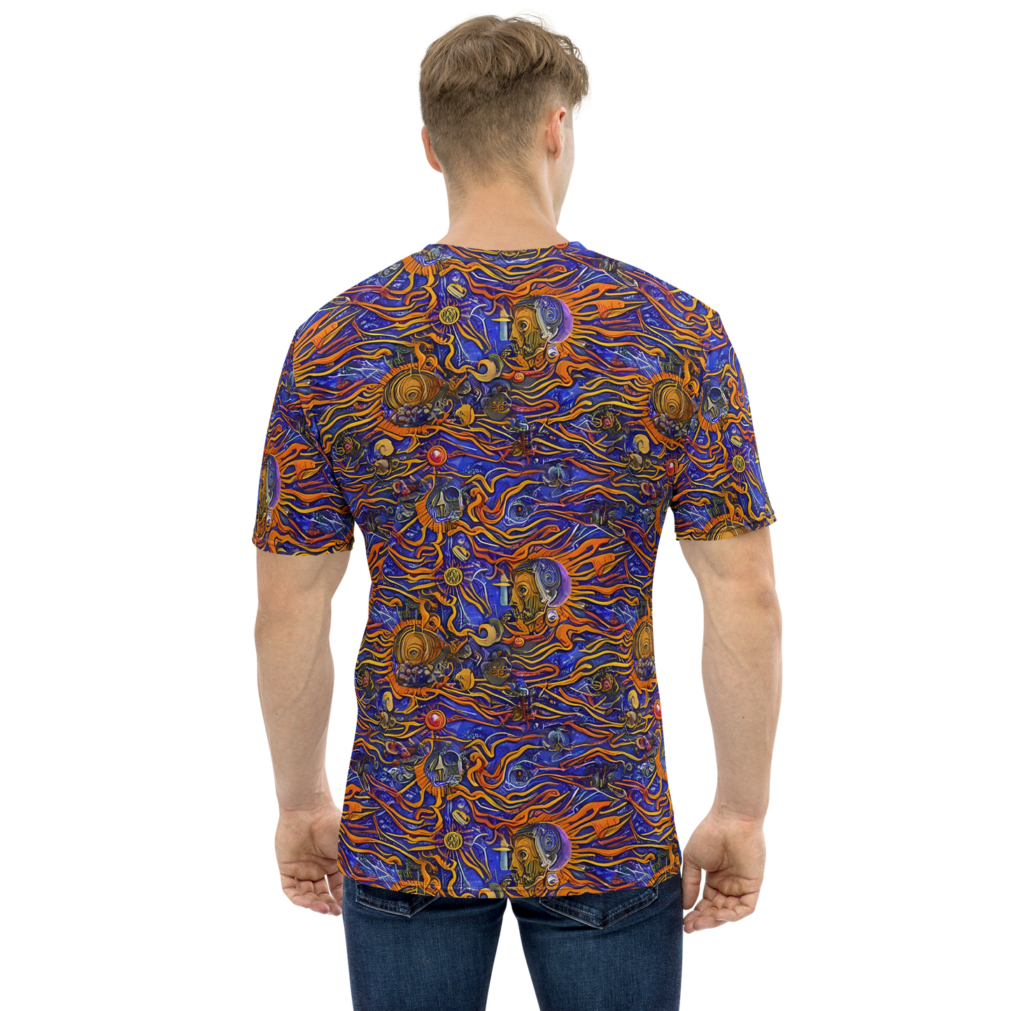 Men's Crew Neck T-Shirt - Mantegna Swirl