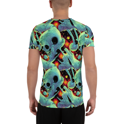 Men's Athletic T-Shirt - Galactic Grotesque