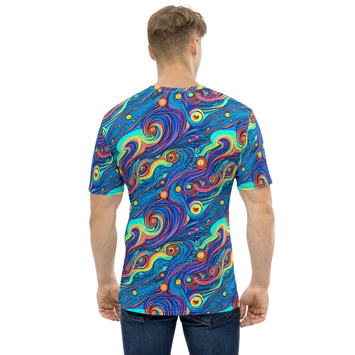 Men's Crew Neck T-Shirt - Echoes of Vortex