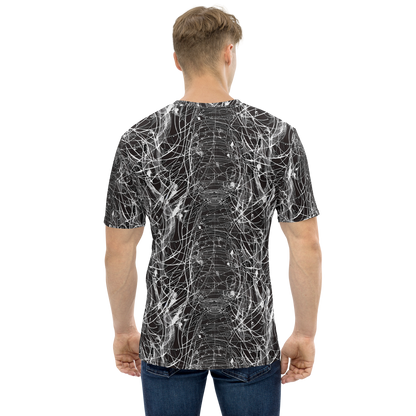 Men's Crew Neck T-Shirt - Cyber Lattice
