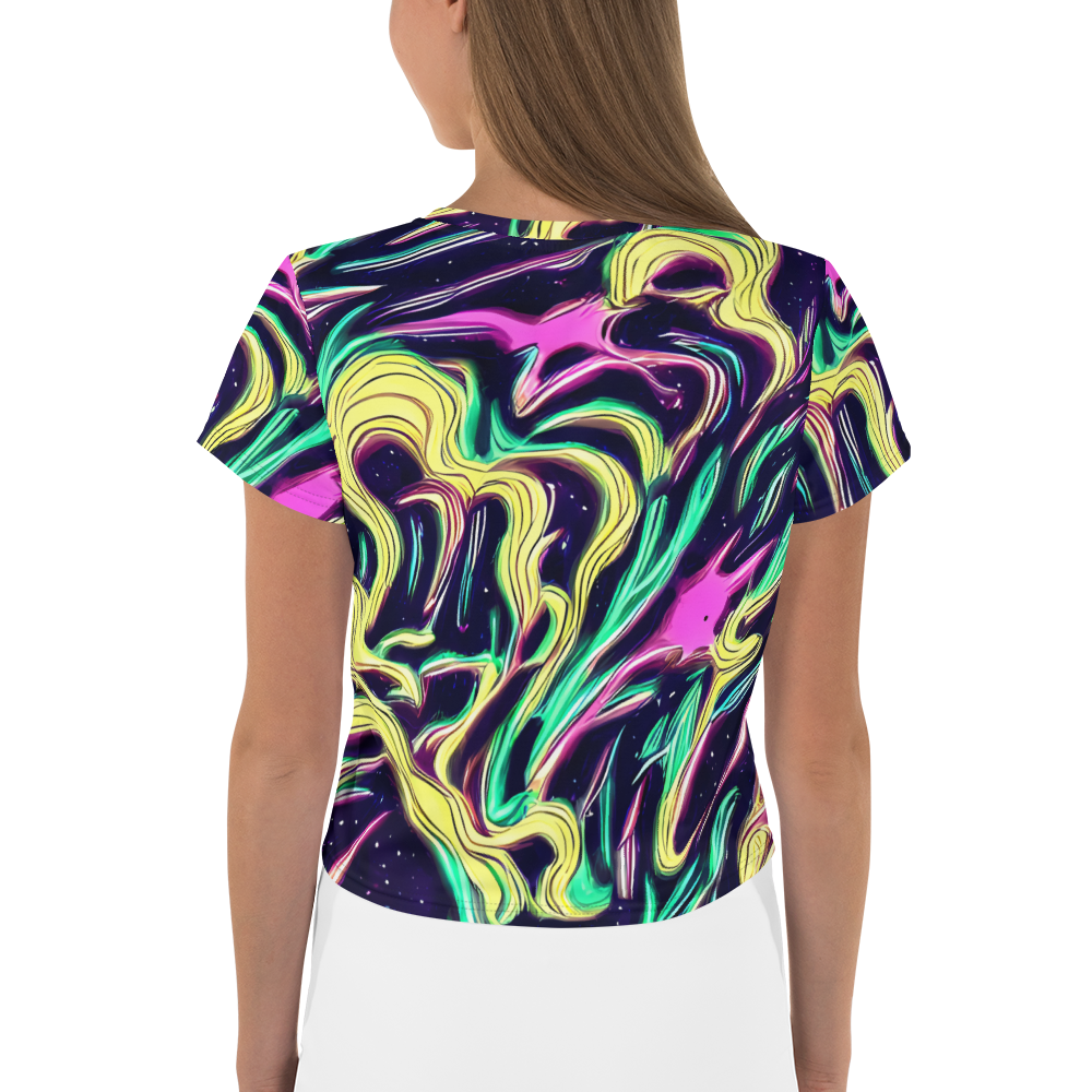 Women's Crop Tee - Casson's Whirl