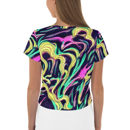 Women's Crop Tee - Casson's Whirl