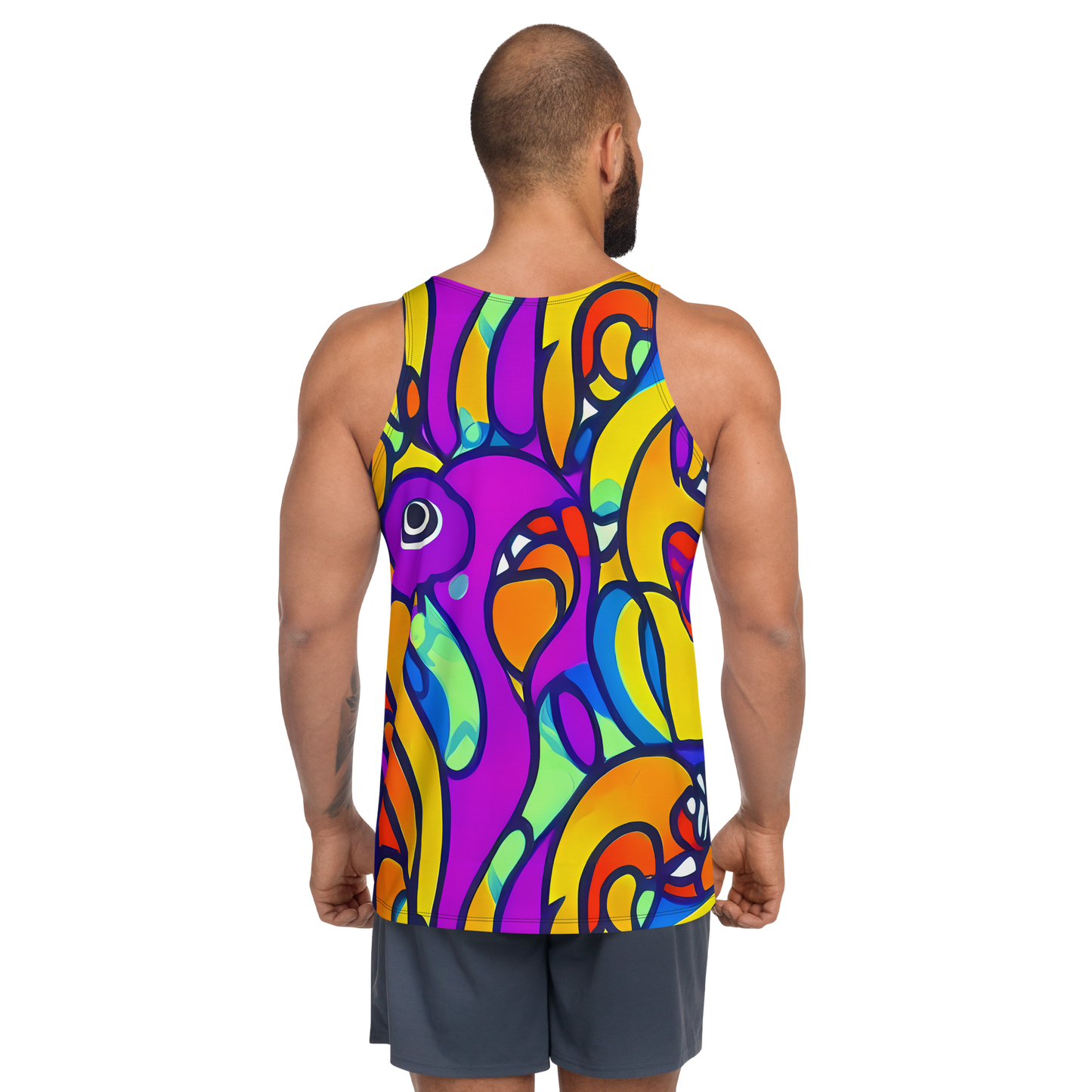 Men's Tank Top - Kaleido Fish