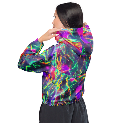 Women's Cropped Windbreaker - Twin Pines