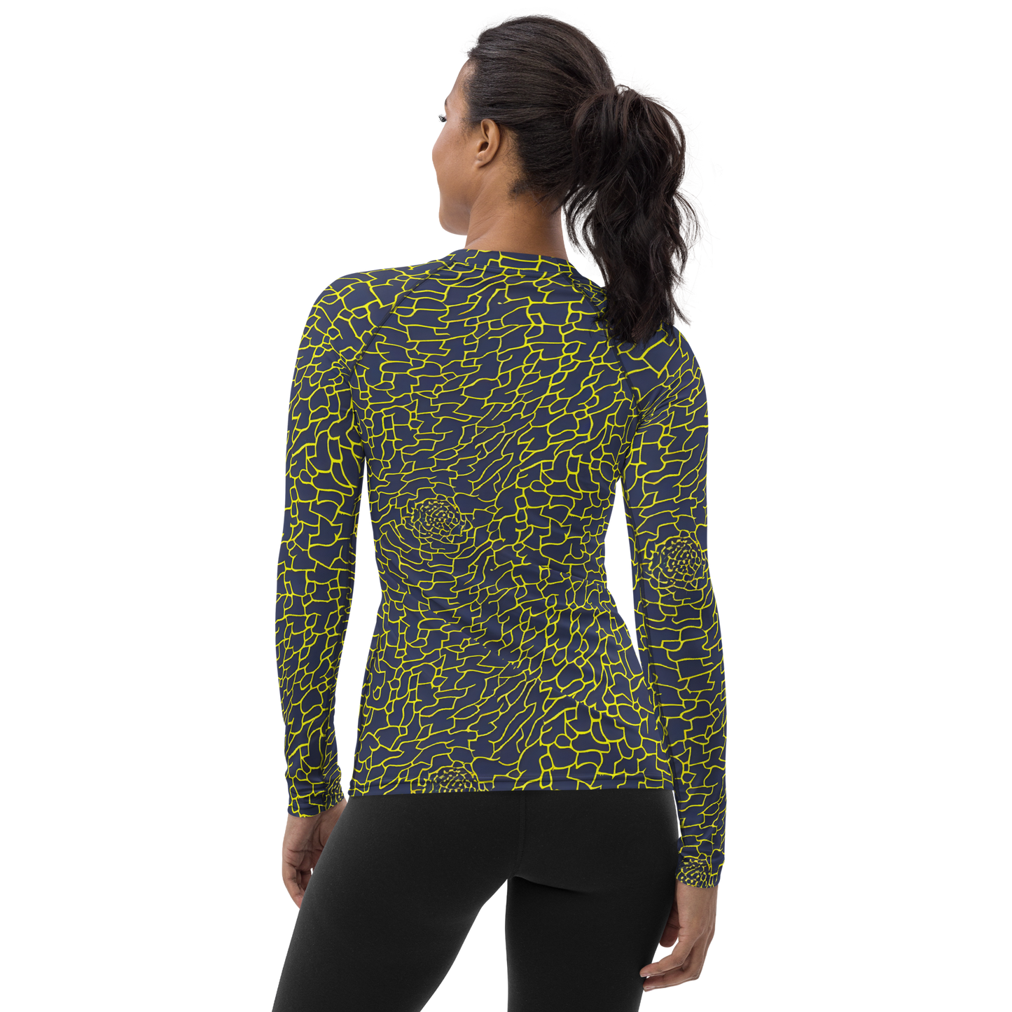 Women's Rash Guard - Nightshade Maze