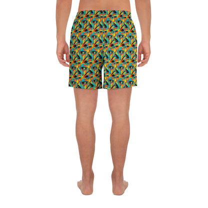 Athletic Long Shorts - Solar Swoosh