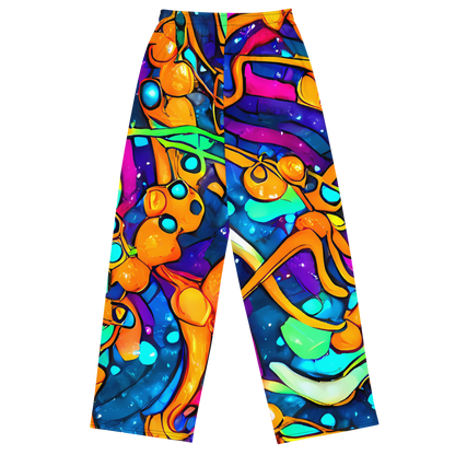 Wide-Leg Pants - Iridescent Nebula