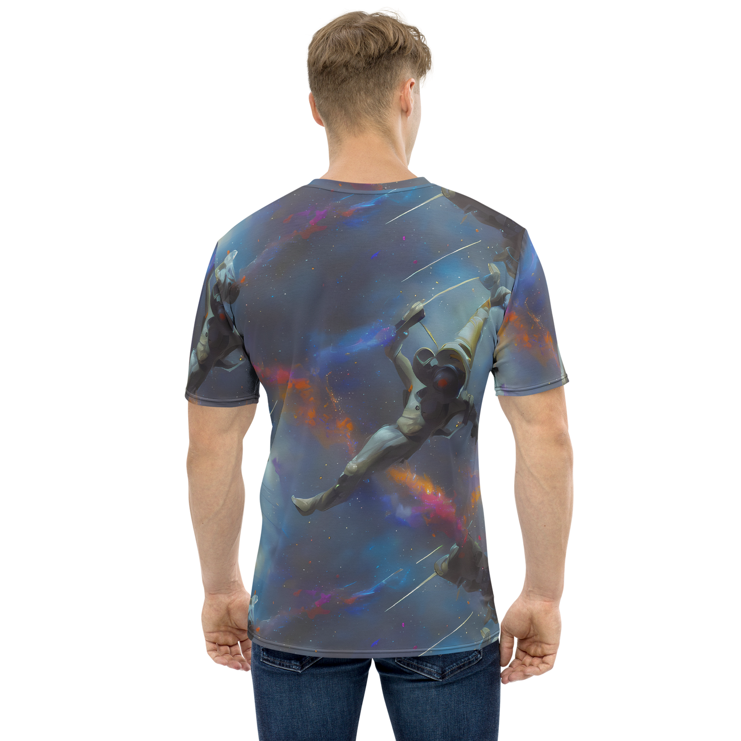 Men's Crew Neck T-Shirt - Gravity's Palette