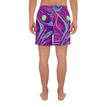 Men's Athletic Shorts - Nebula Noodles