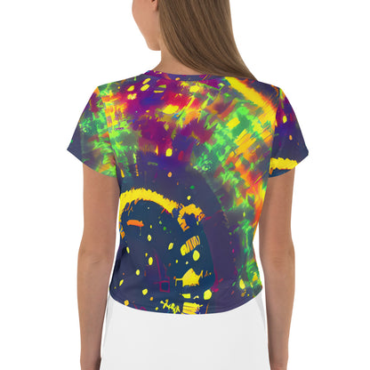 Women's Crop Tee - Hypercolor Oasis