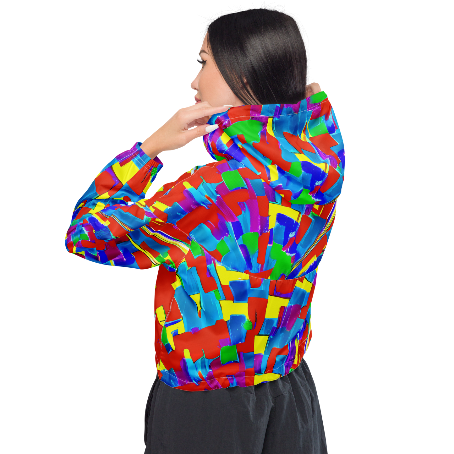 Women's Cropped Windbreaker - Newman's Nexus