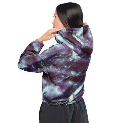 Women's Cropped Windbreaker - Nihei Shimmer