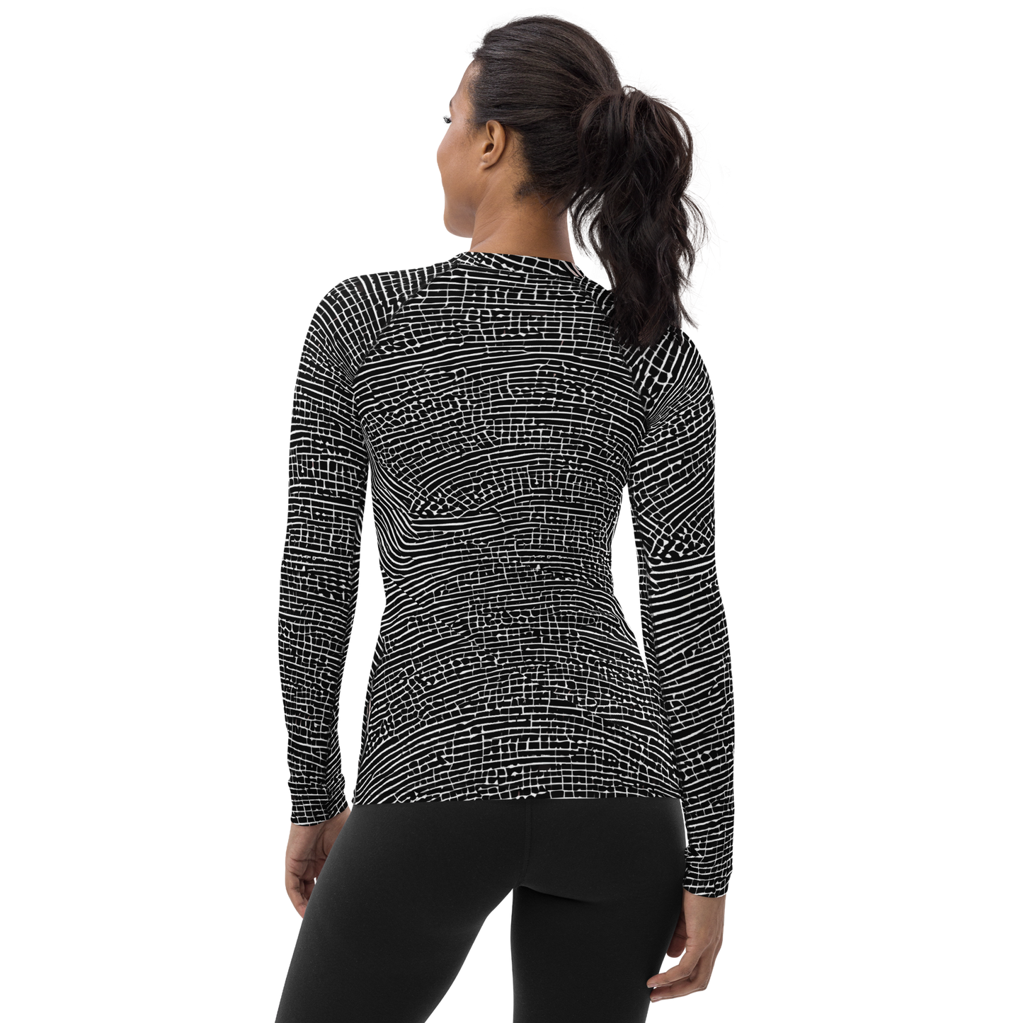 Women's Rash Guard - Zenith Stripes