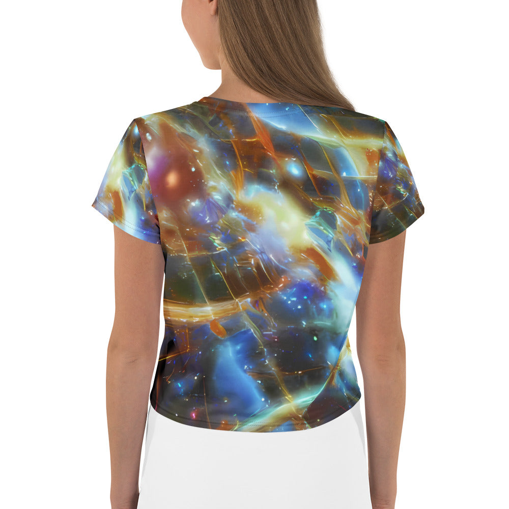 Women's Crop Tee - Comet Clash