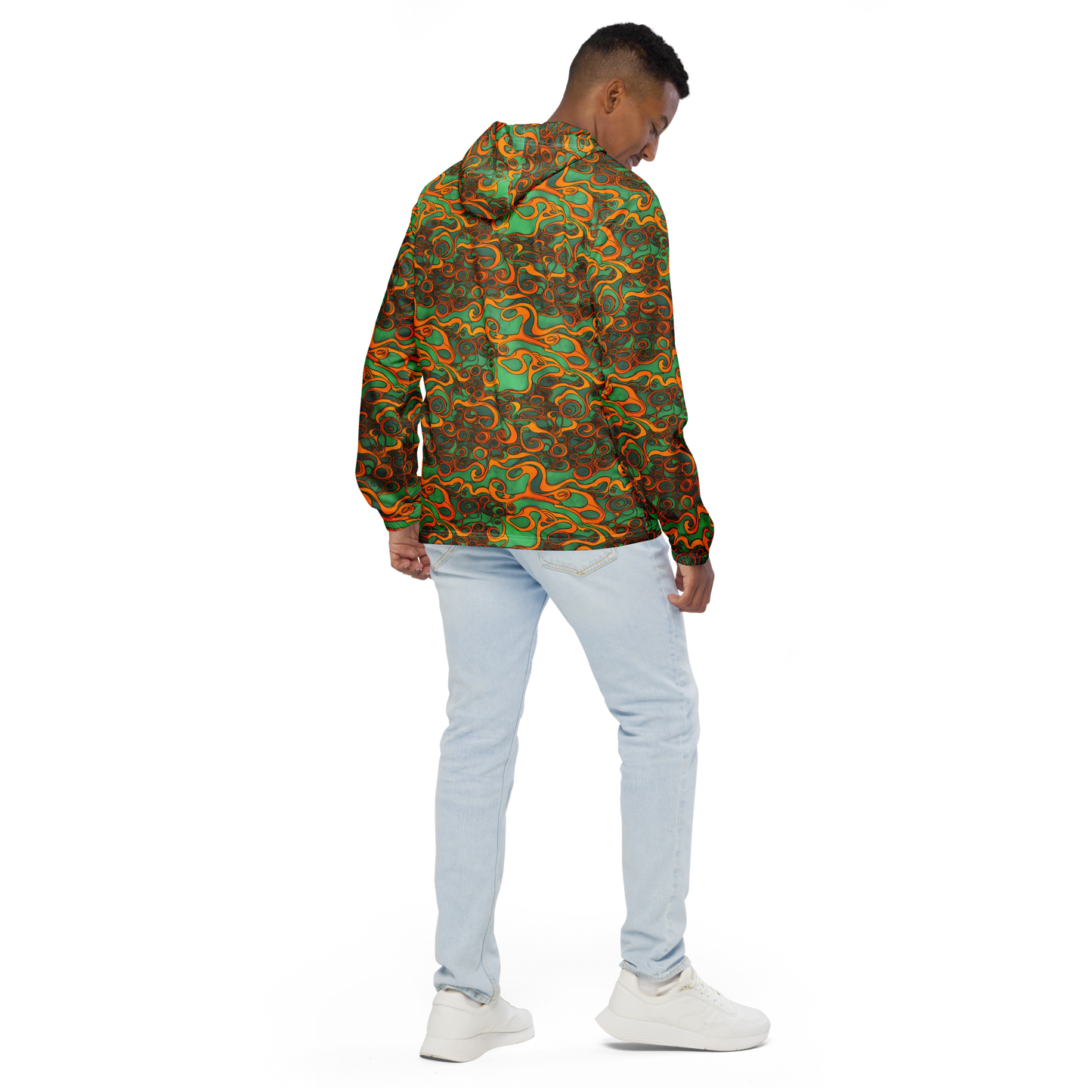 Men's Windbreaker - Nebula Nodes