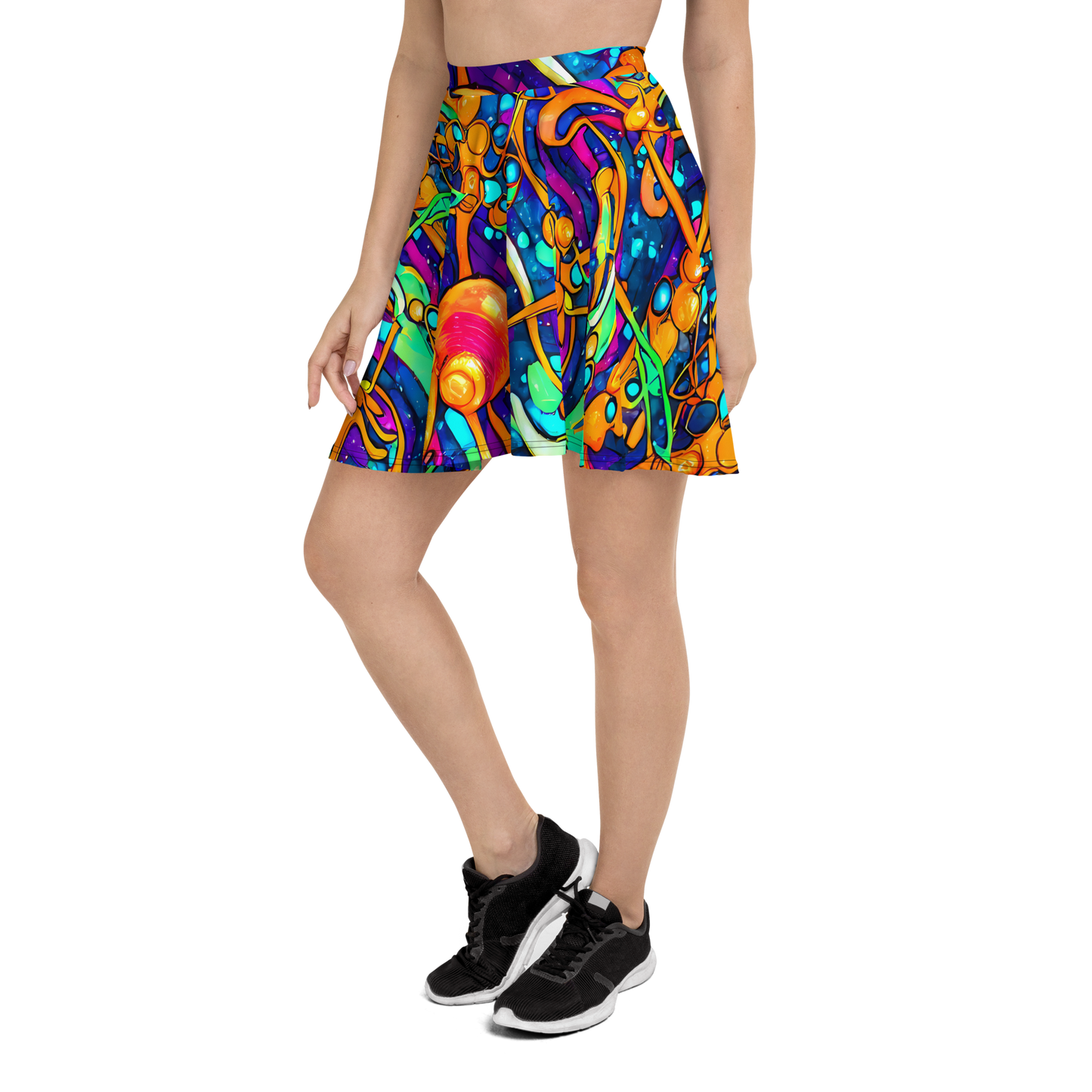 Skater Skirt - Iridescent Nebula