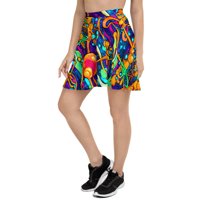 Skater Skirt - Iridescent Nebula