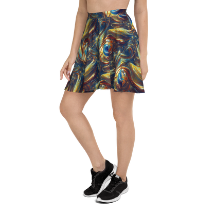 Skater Skirt - Celestial Vortex