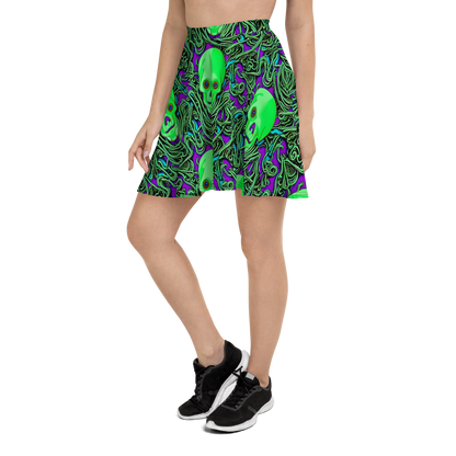 Skater Skirt - Ghostly Labyrinth