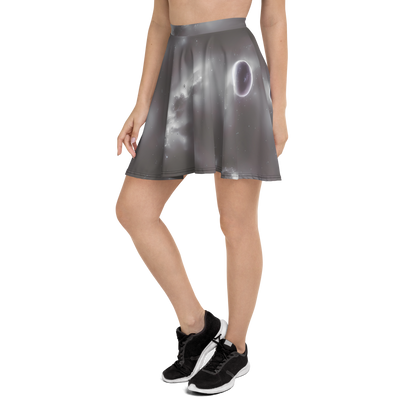 Skater Skirt - Silver Nebula