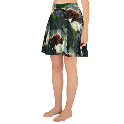Skater Skirt - Whiskered Enigma