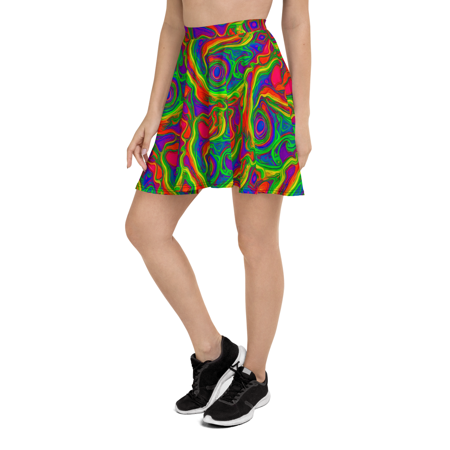 Skater Skirt - Psychedelic Waves