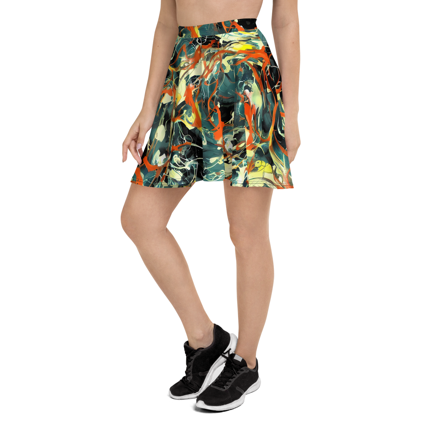 Skater Skirt - Fluid Firestorm