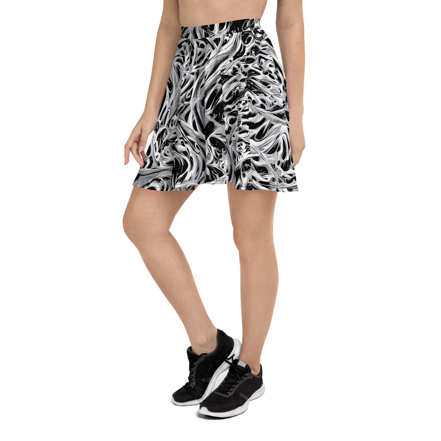 Skater Skirt - Silver Shadows