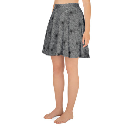 Skater Skirt - Black And White Rhapsody