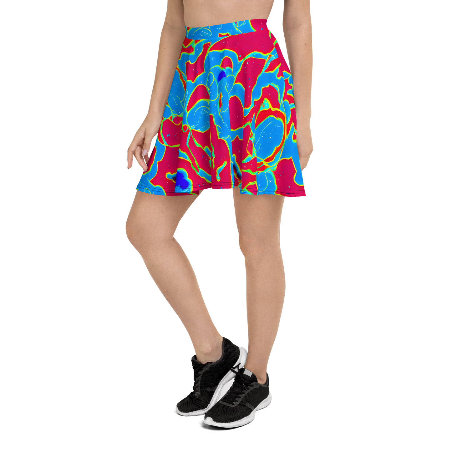 Skater Skirt - Electric Bloom