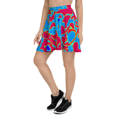 Skater Skirt - Electric Bloom