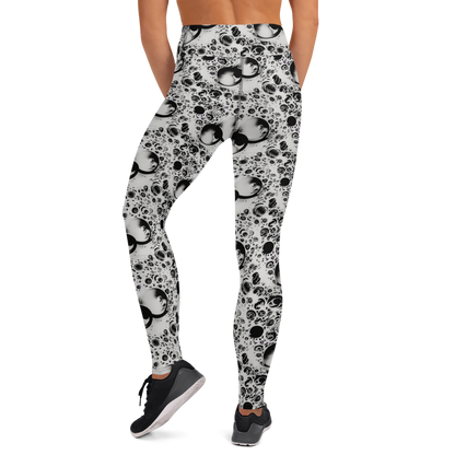 Yoga Leggings - Crater Swirl