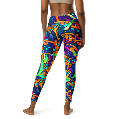 Yoga Leggings - Iridescent Nebula