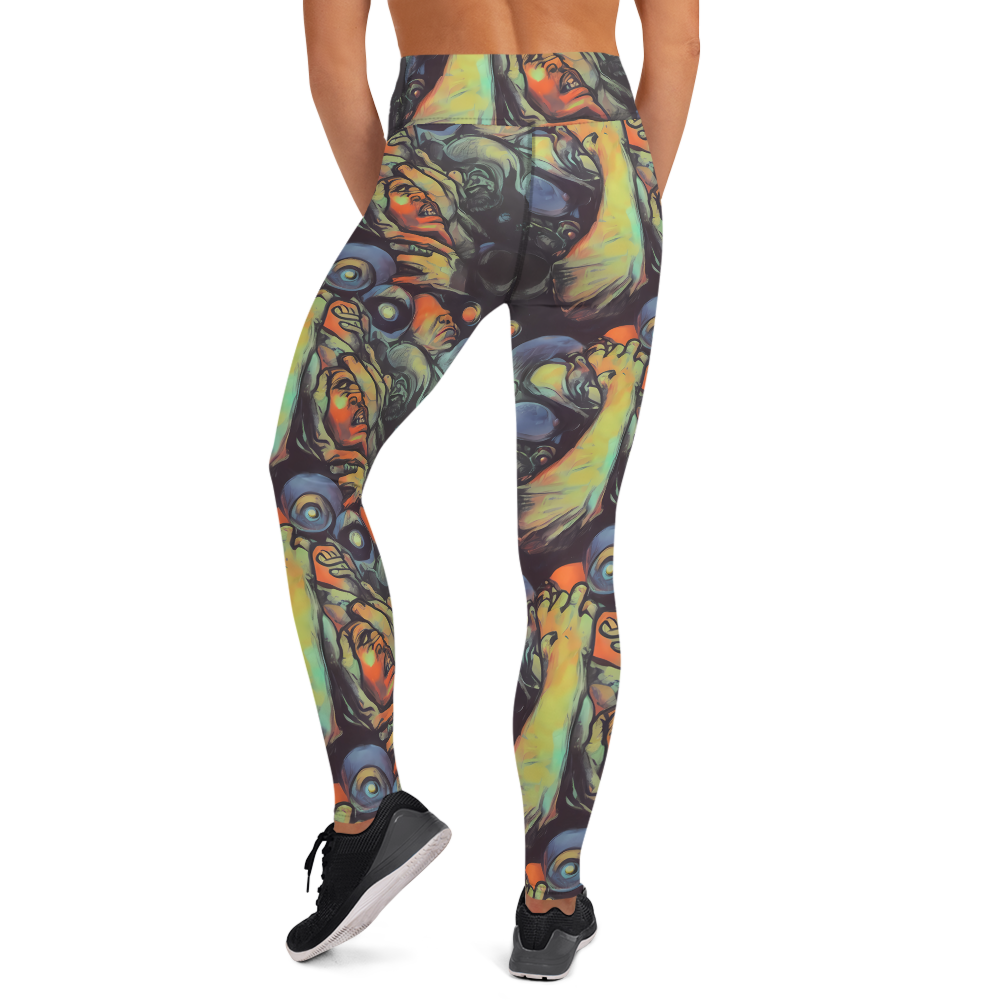 Yoga Leggings - Cosmic Scream