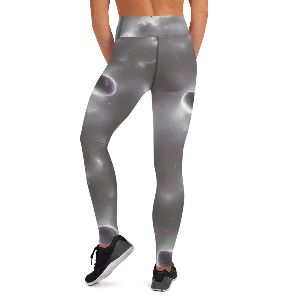 Yoga Leggings - Silver Nebula