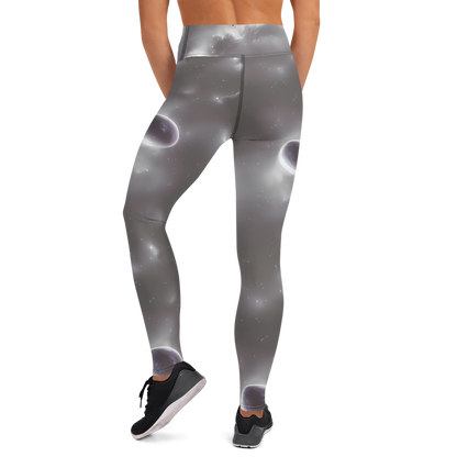 Yoga Leggings - Silver Nebula