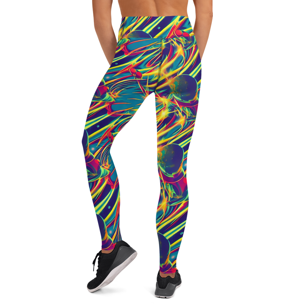 Yoga Leggings - Cosmic Inferno