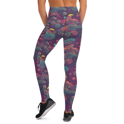 Yoga Leggings - Nebula Dreamscape