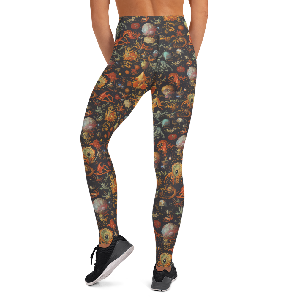 Yoga Leggings - Florescent Void