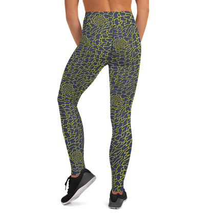 Yoga Leggings - Nightshade Maze