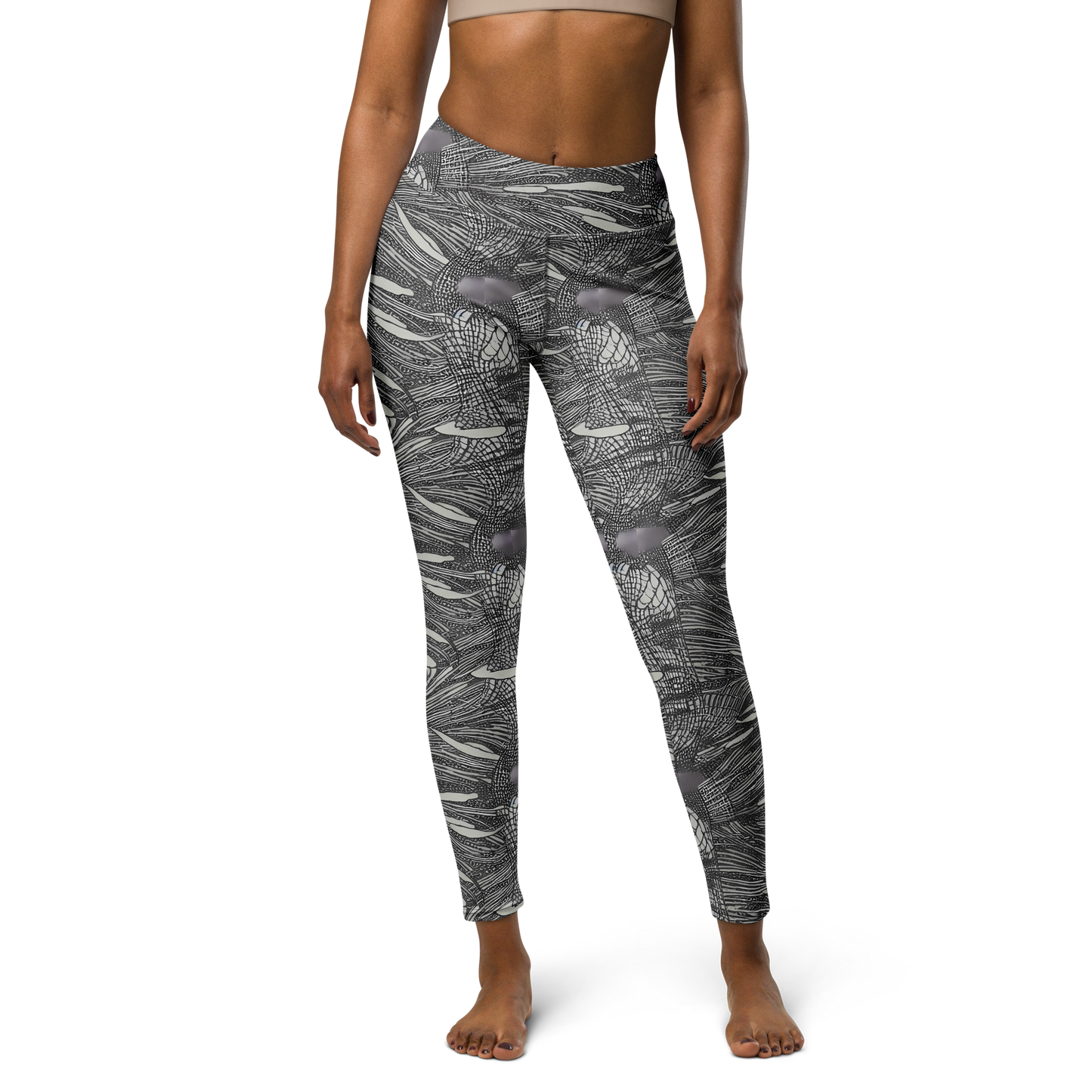 Yoga Leggings - Sable Currents