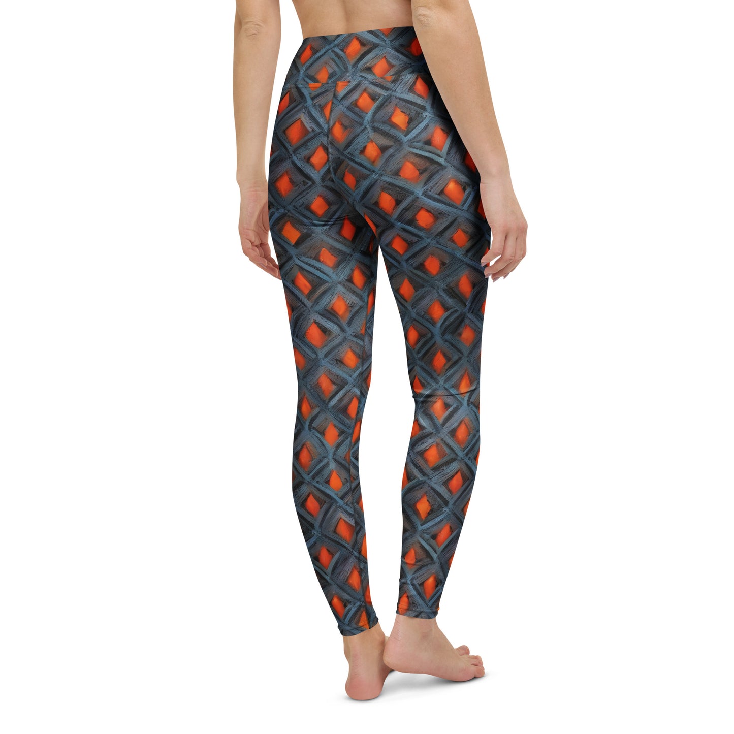 Yoga Leggings - Ember Entwined