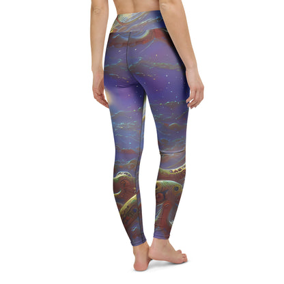 Yoga Leggings - Stellar Drifters